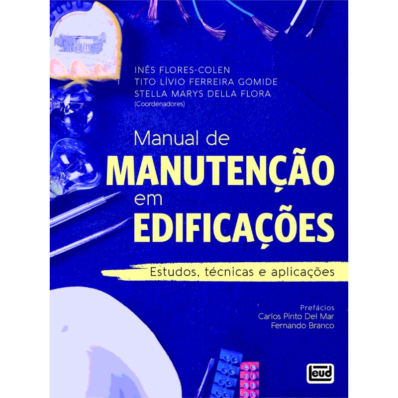 Capa do livro Manual de Manutenção em Edificações — Estudos, técnicas e aplicações